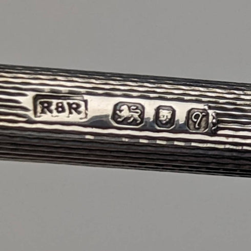 1971年 英国ヴィンテージ 純銀製 カクテル・スウィズラー Ramsden and Roed